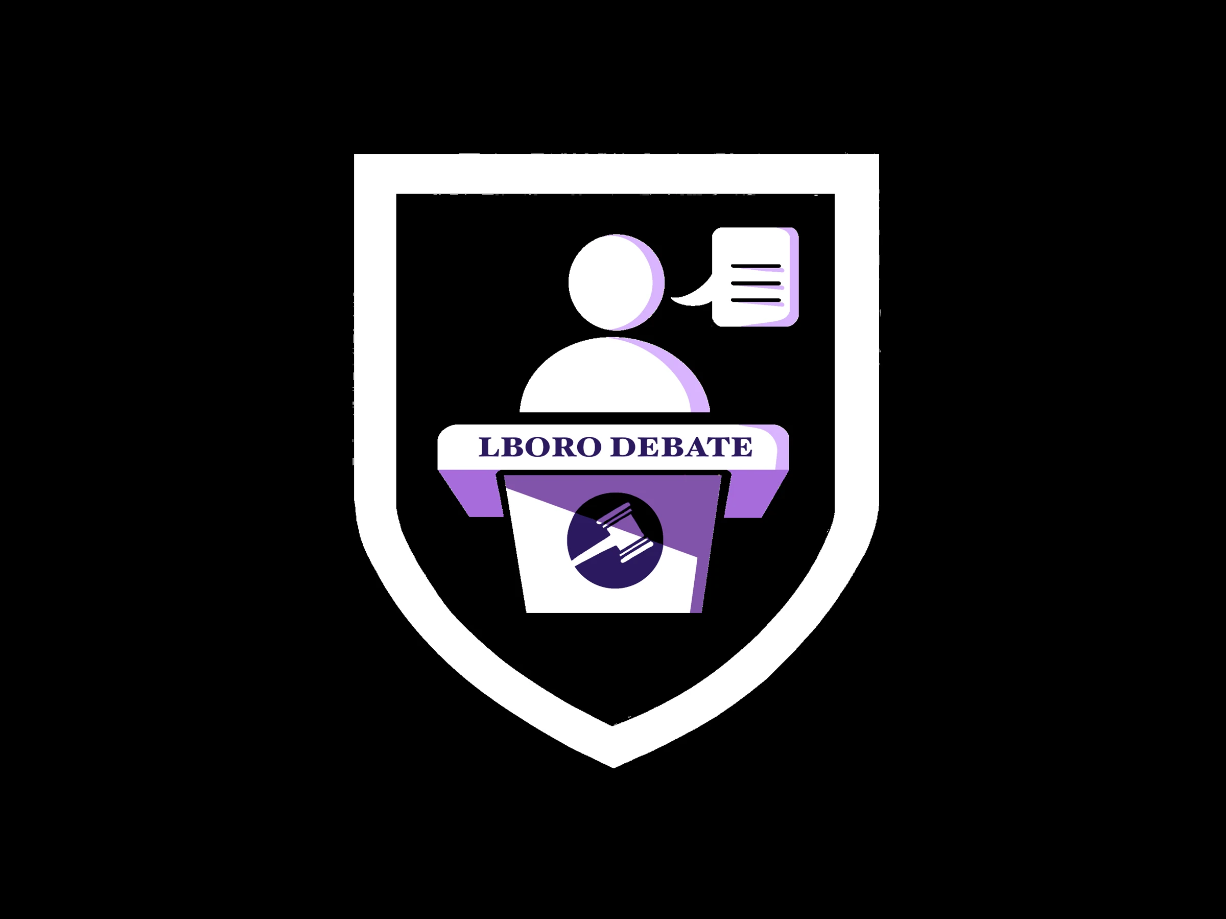 Redesigned Loughborough Debate Society crest