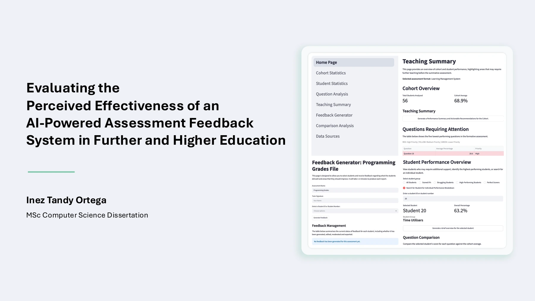 Dissertation presentation — slide 1